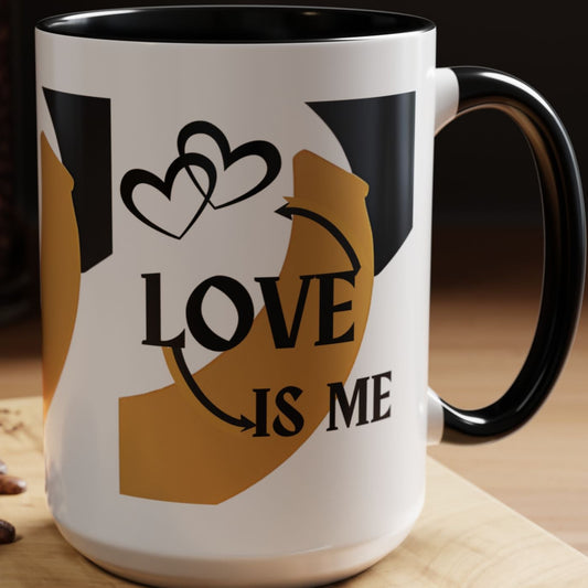 " I am Love",  Self acclimating, inspirational mug.