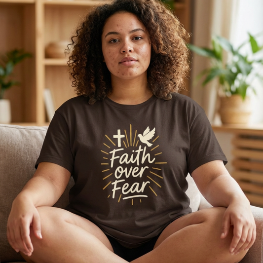 Faith Over Fear – Faith Walk T-Shirt