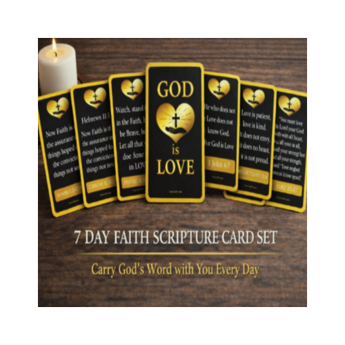 God Is Love | Faith Inspirational Scripture Cards