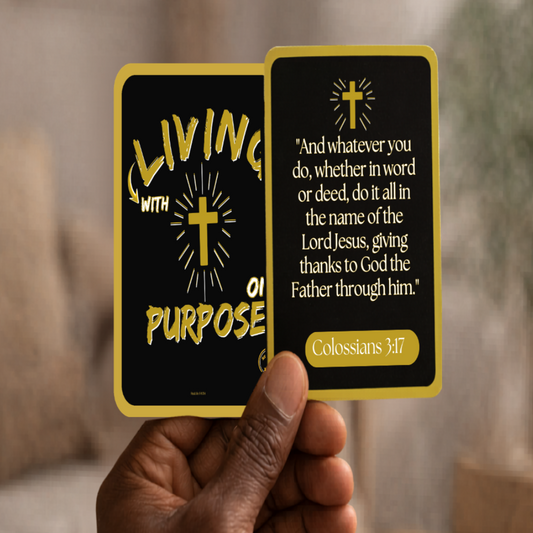 Living with JESUS on Purpose | Inspirational Scripture Cards