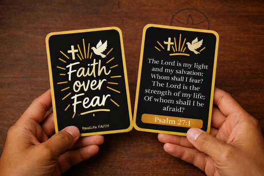 Faith Over Fear Inspirational Scripture Cards |
